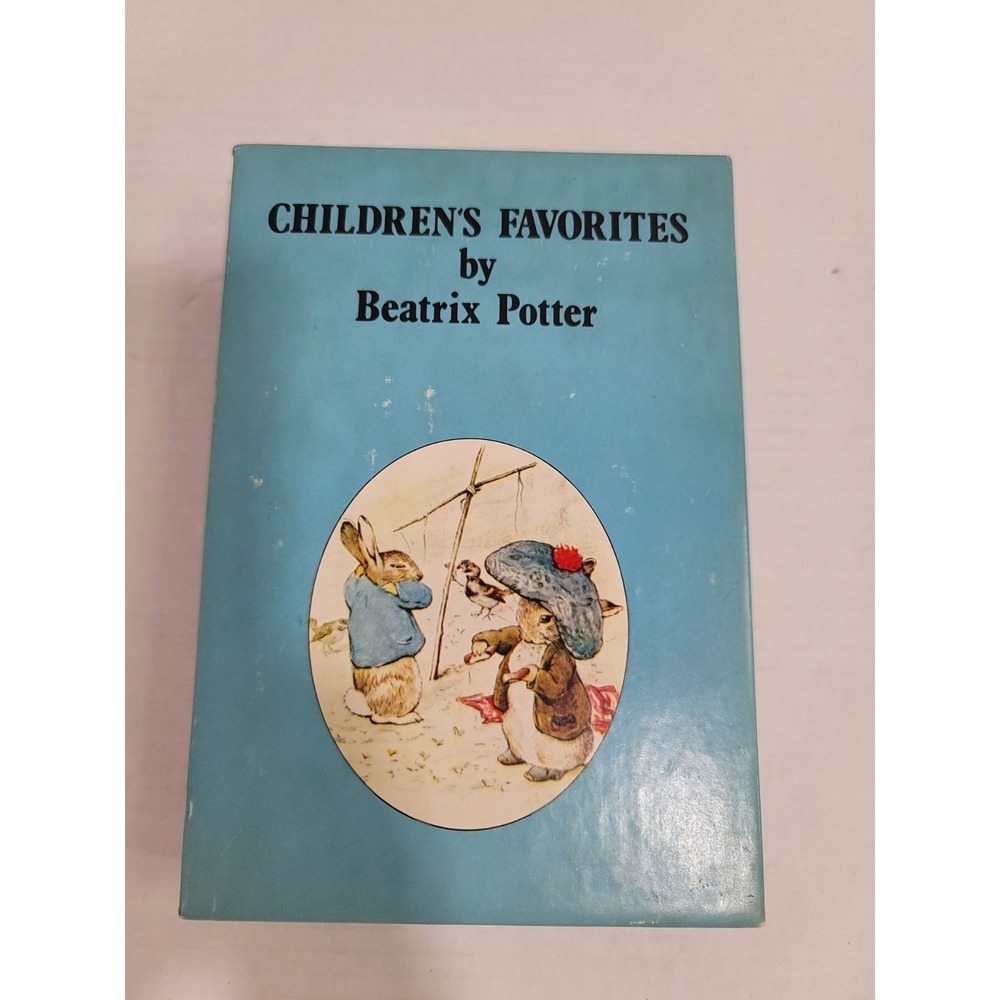 Vintage Beatrix Potter 4 Books peter rabbit two bad mice squirrel nutkin more